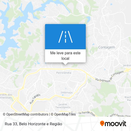 Rua 33 mapa