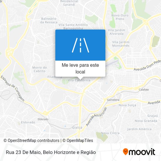 Rua 23 De Maio mapa