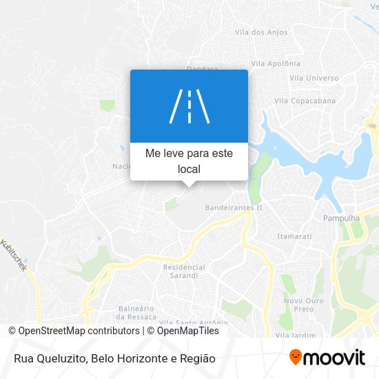 Rua Queluzito mapa