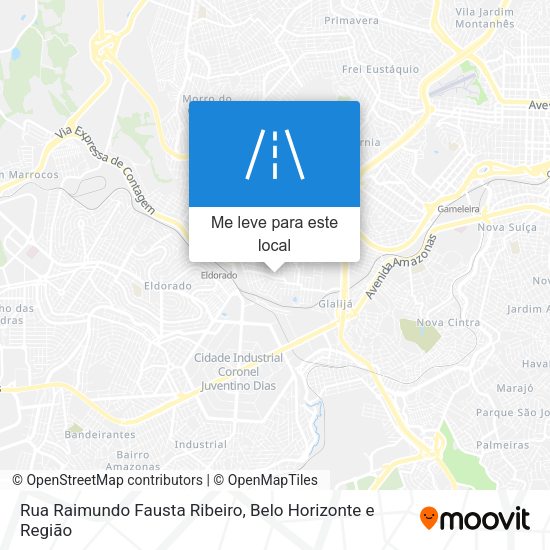 Rua Raimundo Fausta Ribeiro mapa