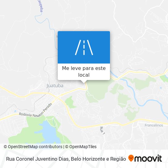 Rua Coronel Juventino Dias mapa