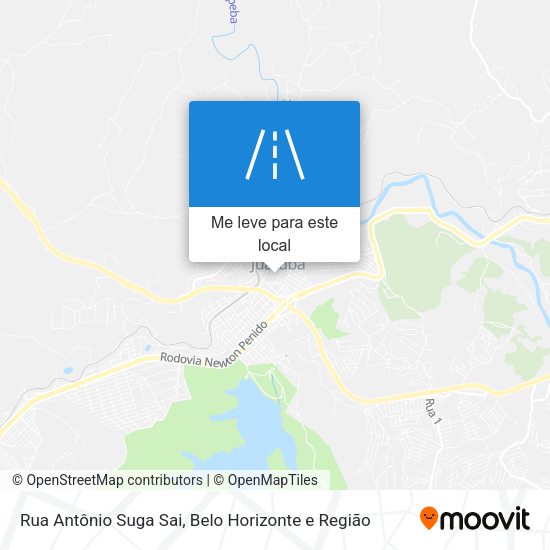 Rua Antônio Suga Sai mapa