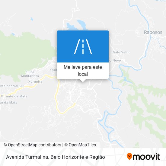 Avenida Turmalina mapa