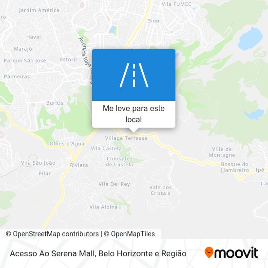 Acesso Ao Serena Mall mapa