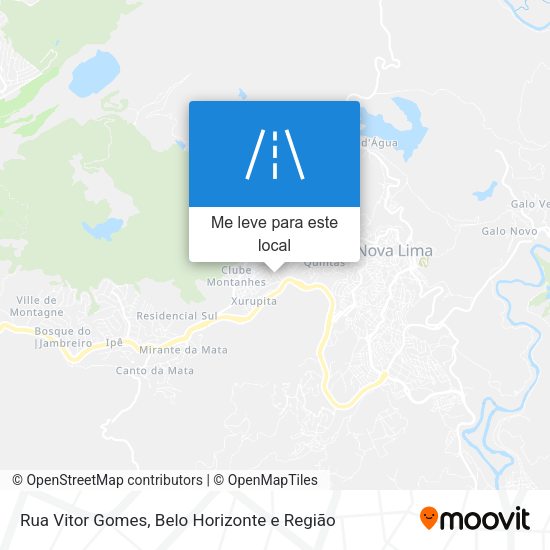 Rua Vitor Gomes mapa