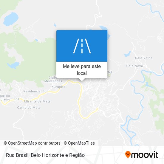 Rua Brasil mapa