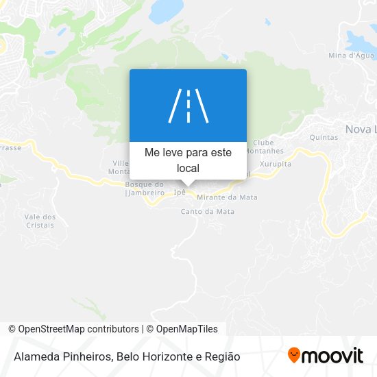 Alameda Pinheiros mapa