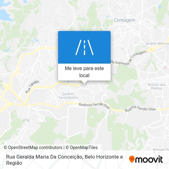 Rua Geralda Maria Da Conceição mapa