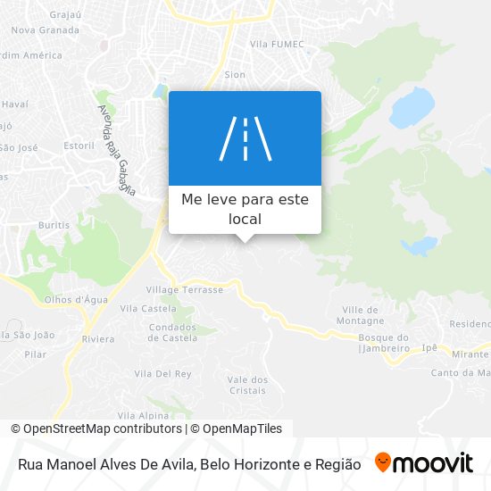 Rua Manoel Alves De Avila mapa