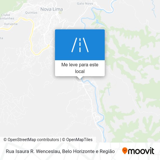 Rua Isaura R. Wenceslau mapa