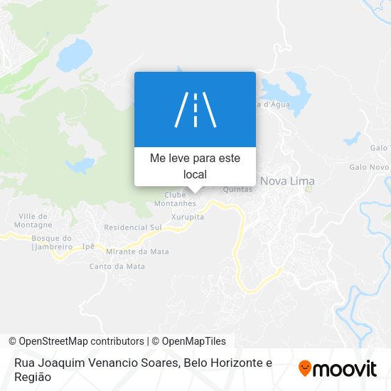 Rua Joaquim Venancio Soares mapa