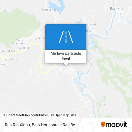 Rua Rio Xingu mapa