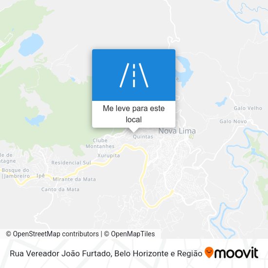 Rua Vereador João Furtado mapa