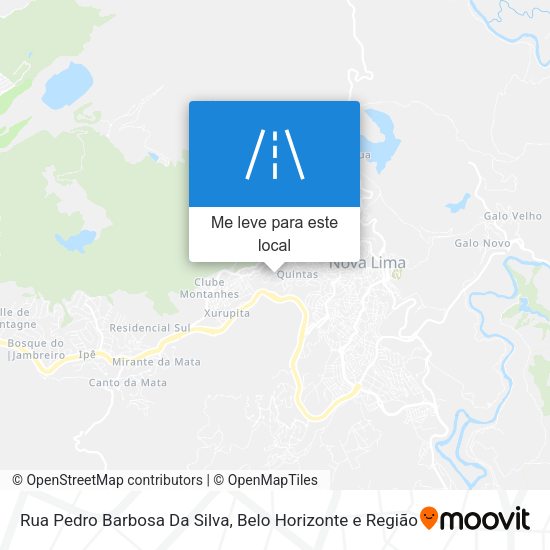 Rua Pedro Barbosa Da Silva mapa