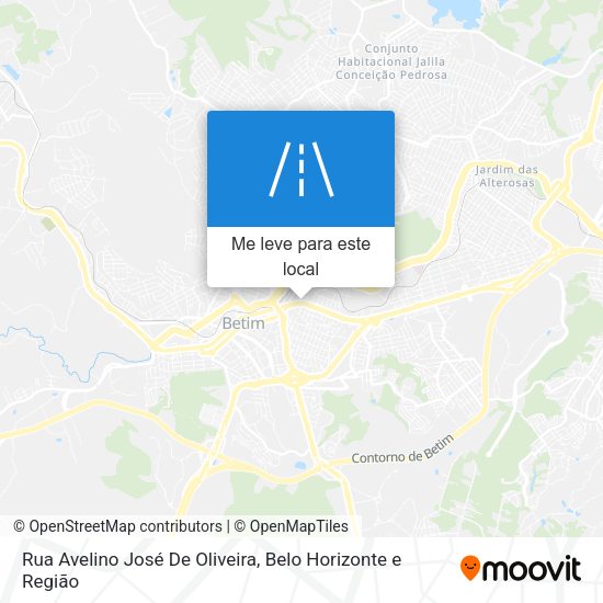 Rua Avelino José De Oliveira mapa