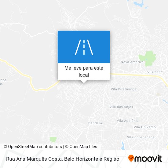 Rua Ana Marquês Costa mapa