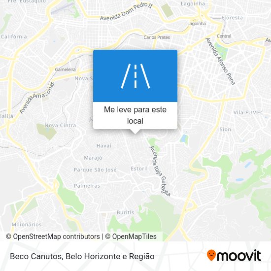 Beco Canutos mapa