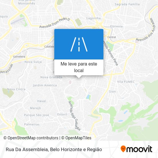 Rua Da Assembleia mapa