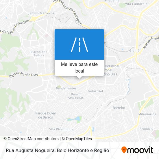 Rua Augusta Nogueira mapa