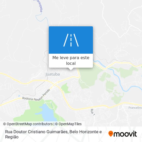 Rua Doutor Cristiano Guimarães mapa