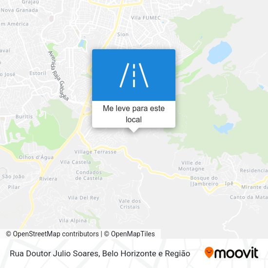 Rua Doutor Julio Soares mapa