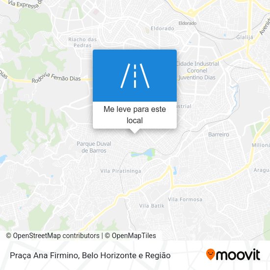 Praça Ana Firmino mapa
