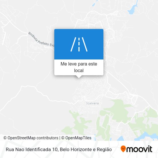 Rua Nao Identificada 10 mapa
