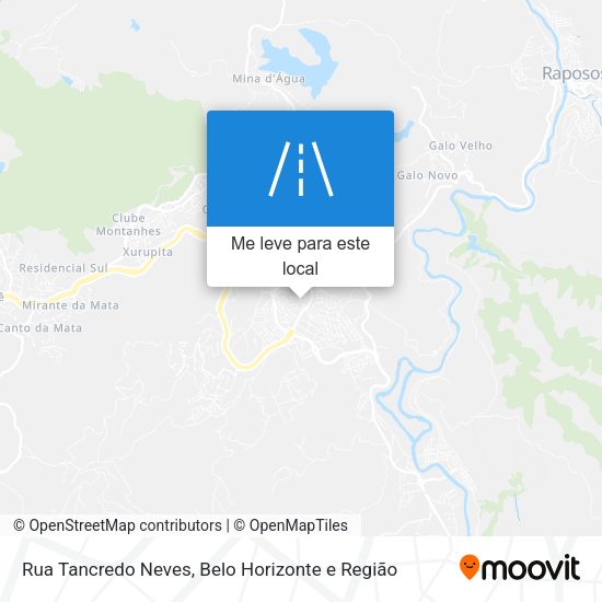 Rua Tancredo Neves mapa