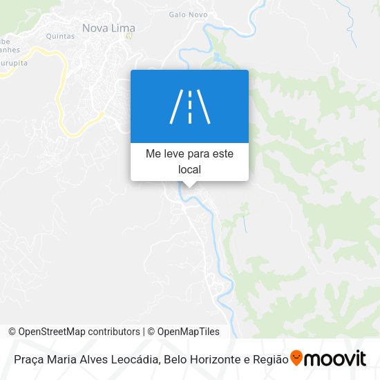 Praça Maria Alves Leocádia mapa