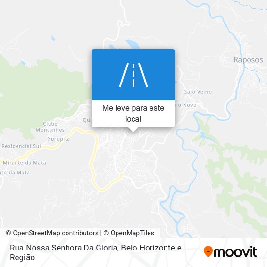 Rua Nossa Senhora Da Gloria mapa