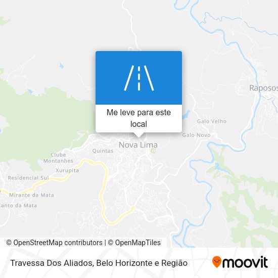 Travessa Dos Aliados mapa