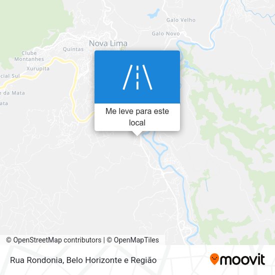 Rua Rondonia mapa