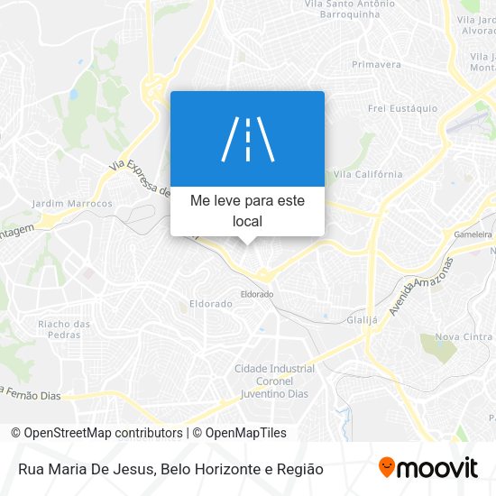 Rua Maria De Jesus mapa