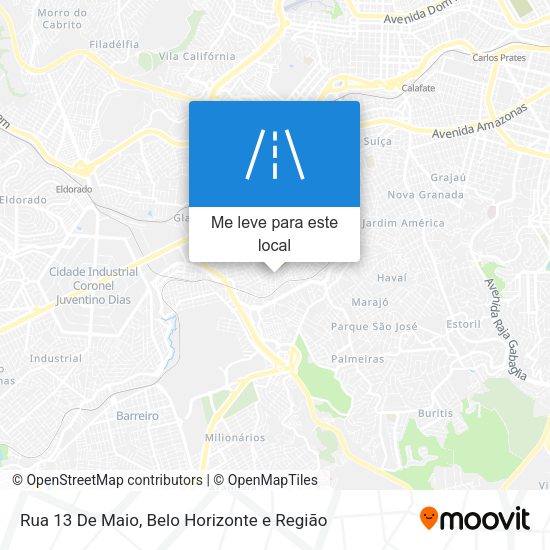 Rua 13 De Maio mapa