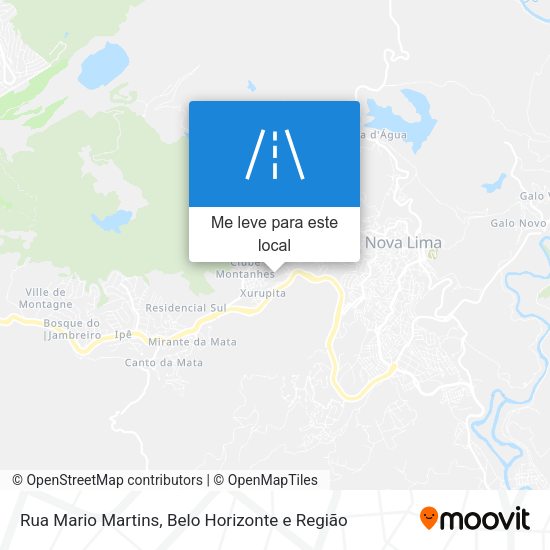 Rua Mario Martins mapa
