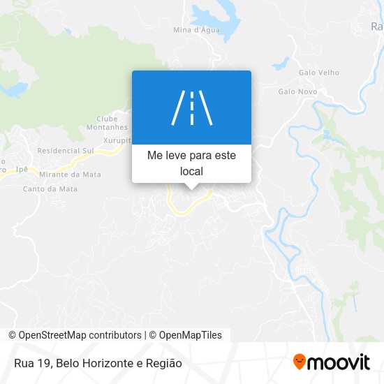 Rua 19 mapa