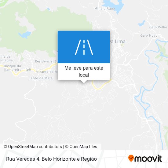 Rua Veredas 4 mapa