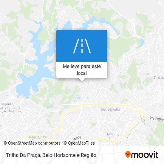 Trilha Da Praça mapa