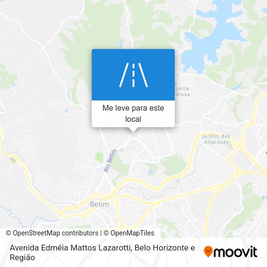 Avenida Edméia Mattos Lazarotti mapa