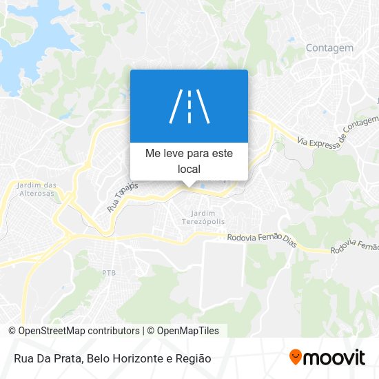 Rua Da Prata mapa
