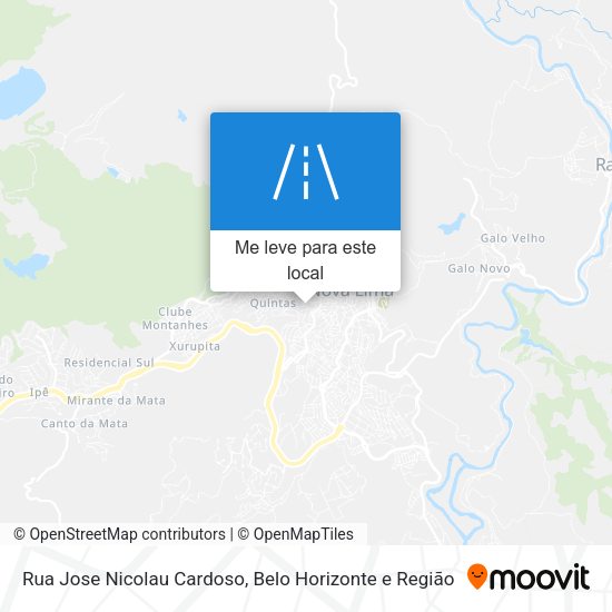 Rua Jose Nicolau Cardoso mapa