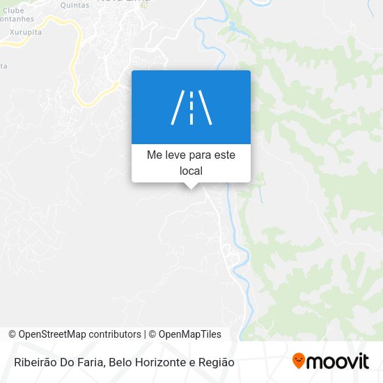 Ribeirão Do Faria mapa