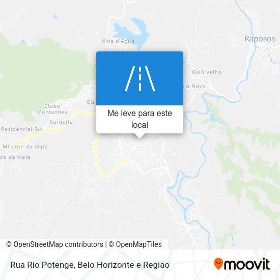 Rua Rio Potenge mapa