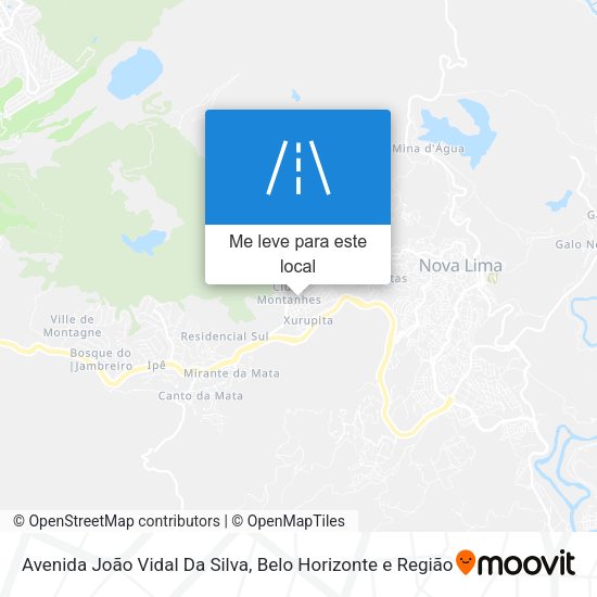 Avenida João Vidal Da Silva mapa