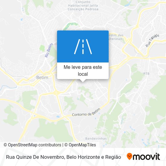 Rua Quinze De Novembro mapa