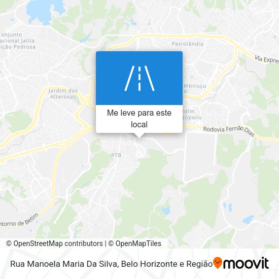 Rua Manoela Maria Da Silva mapa