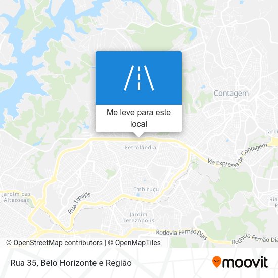 Rua 35 mapa