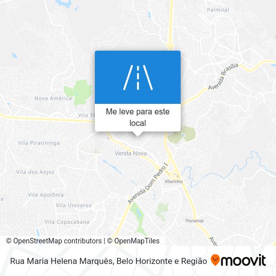 Rua Maria Helena Marquês mapa