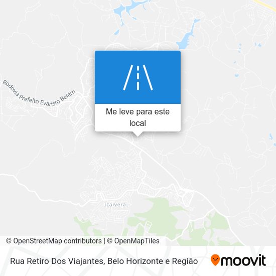 Rua Retiro Dos Viajantes mapa