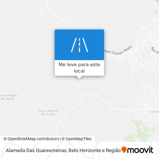 Alameda Das Quaresmeiras mapa